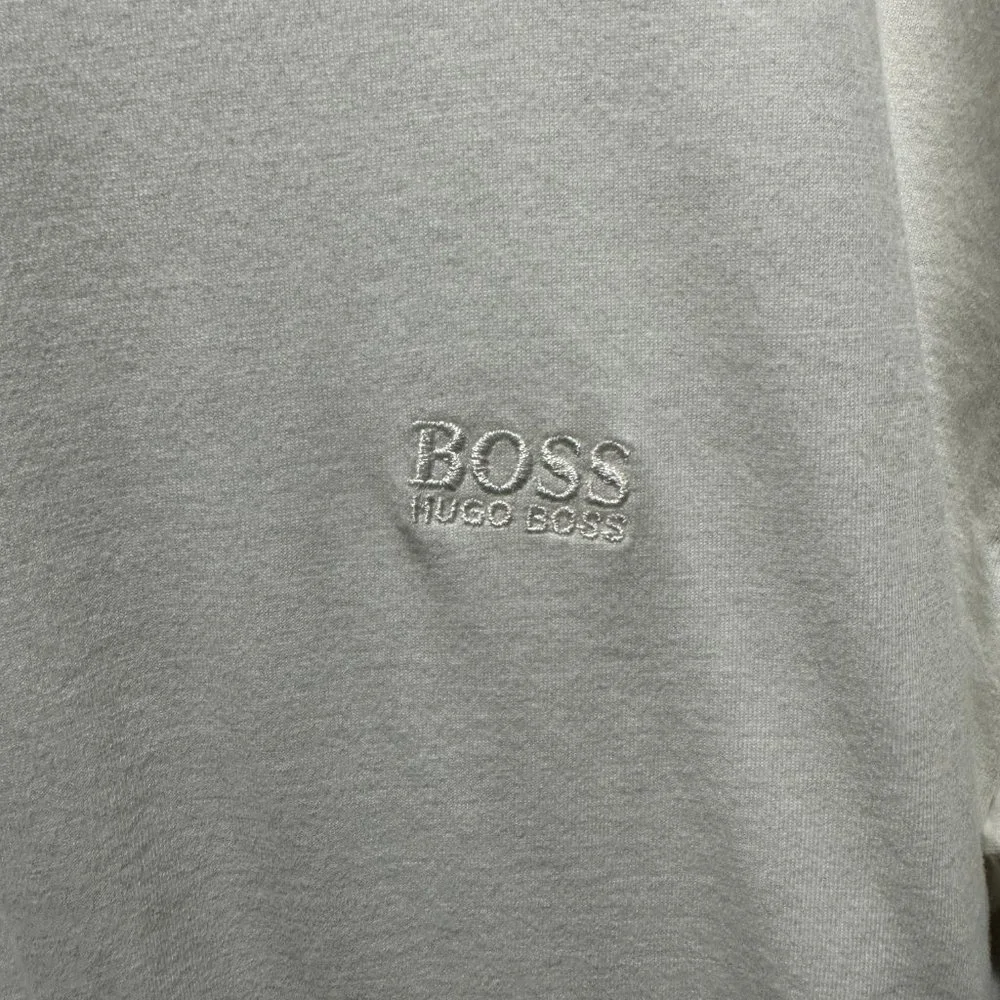 Men's BOSS White Short Sleeve T-Shirt - Size XXL - Picture 4 of 9